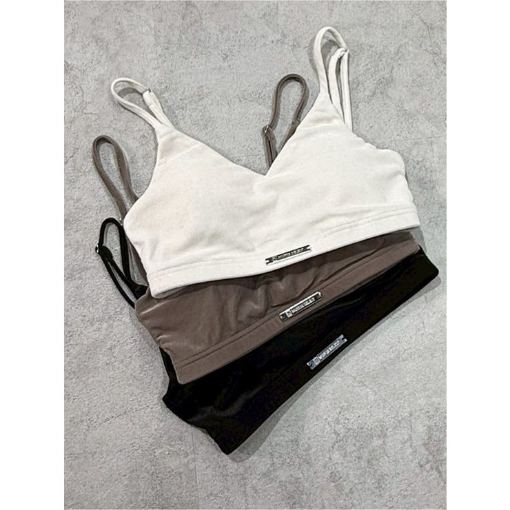 ロゴプレートベロアキャミ | MURUA | 詳細画像2 