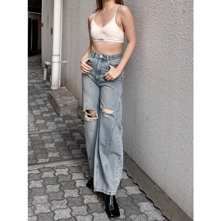 ロゴプレートベロアキャミ | MURUA | 詳細画像21 