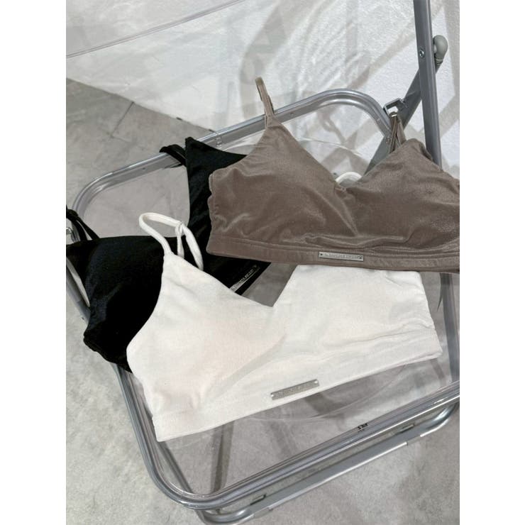 ロゴプレートベロアキャミ | MURUA | 詳細画像4 