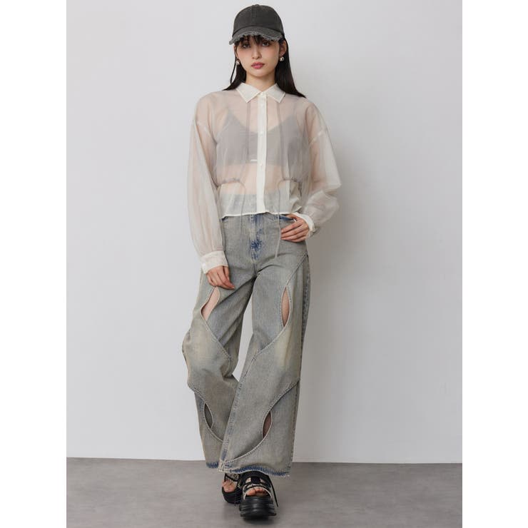 ロゴプレートベロアキャミ | MURUA | 詳細画像6 