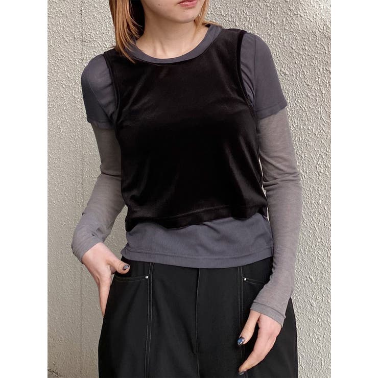 ブラック | マルチWAYセパレートトップス | MURUA