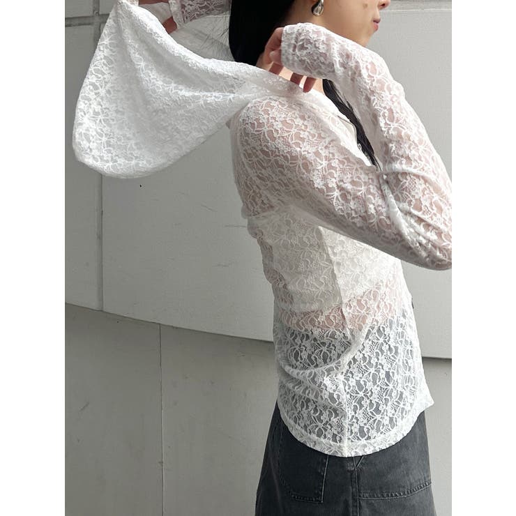 スウィッチングスリーブレースフーディ | MURUA | 詳細画像11 