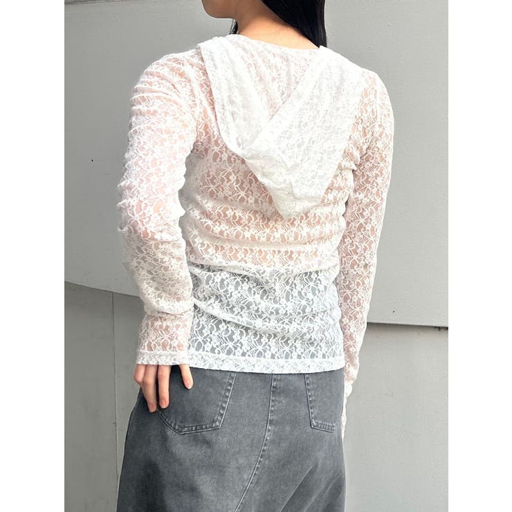 スウィッチングスリーブレースフーディ | MURUA | 詳細画像12 