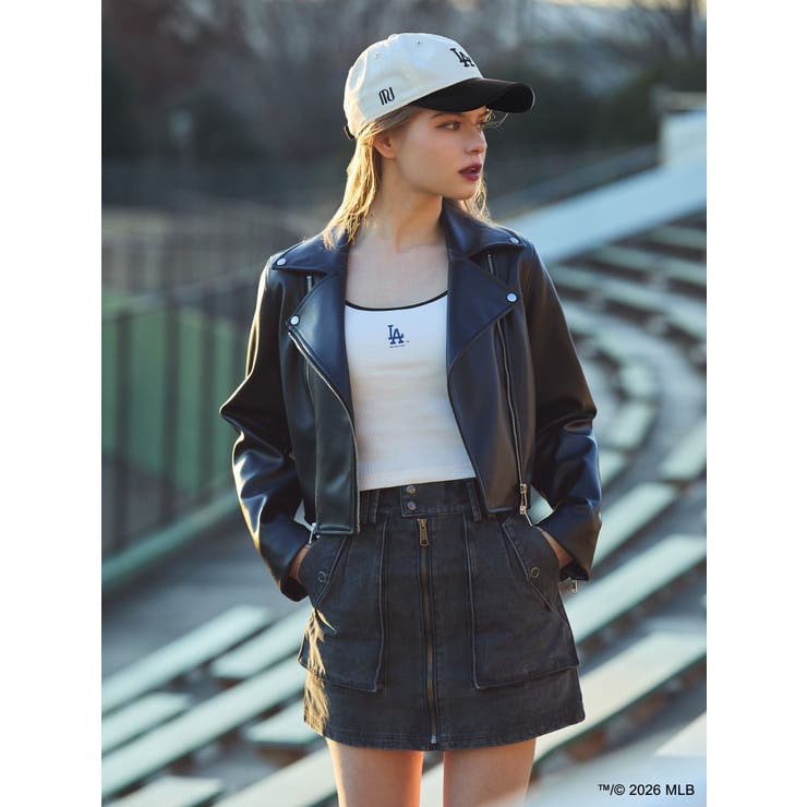 【MLB × New Era ×?MURUA】ロゴキャミソール | MURUA | 詳細画像3 