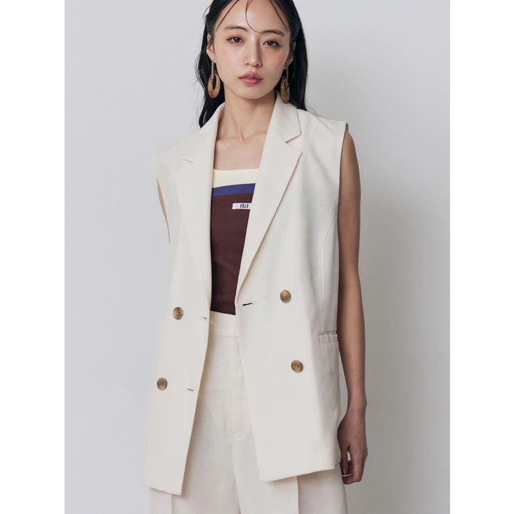 メッシュダブルジレ【セットアップ着用可】 | MURUA | 詳細画像1 