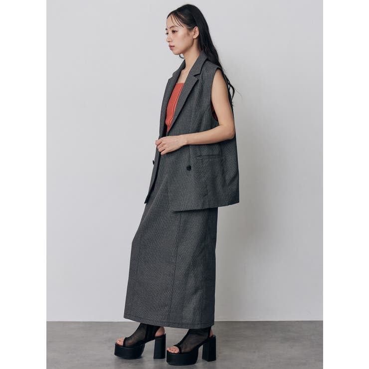 メッシュダブルジレ【セットアップ着用可】 | MURUA | 詳細画像10 