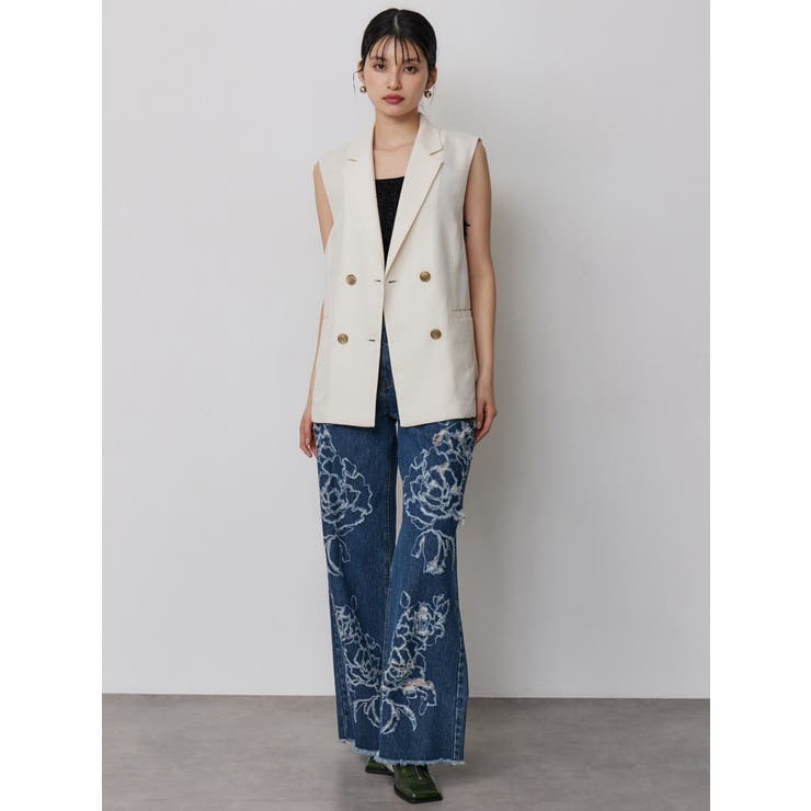 メッシュダブルジレ【セットアップ着用可】 | MURUA | 詳細画像36 