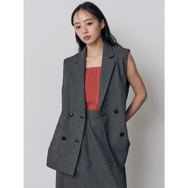 メッシュダブルジレ【セットアップ着用可】 | MURUA | 詳細画像4 