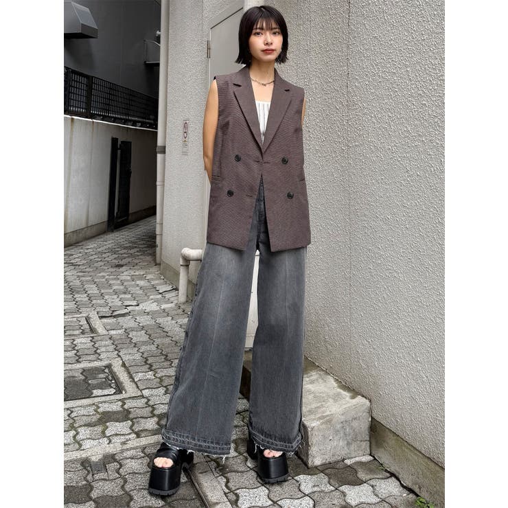 メッシュダブルジレ【セットアップ着用可】 | MURUA | 詳細画像42 