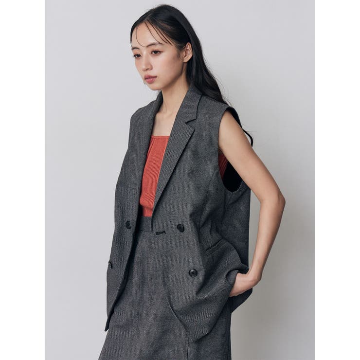 メッシュダブルジレ【セットアップ着用可】 | MURUA | 詳細画像5 