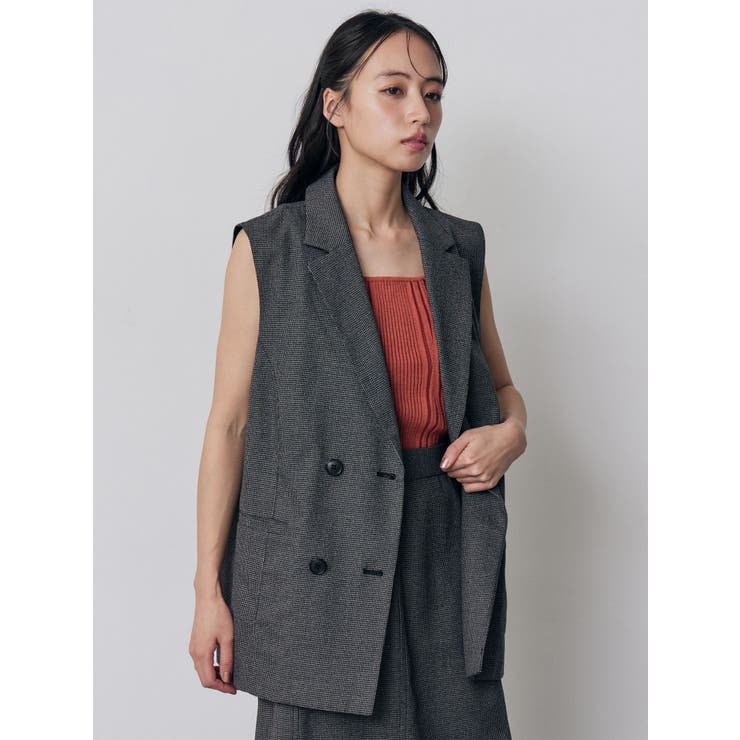 メッシュダブルジレ【セットアップ着用可】 | MURUA | 詳細画像6 