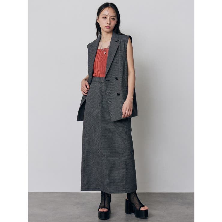 メッシュダブルジレ【セットアップ着用可】 | MURUA | 詳細画像7 