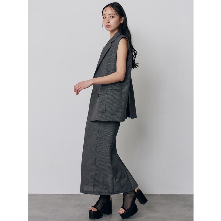 メッシュダブルジレ【セットアップ着用可】 | MURUA | 詳細画像9 