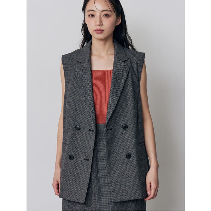 グレー | メッシュダブルジレ【セットアップ着用可】 | MURUA