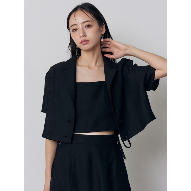 メッシュショートシャツジャケット【セットアップ着用可】 | MURUA | 詳細画像13 