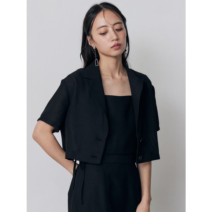 メッシュショートシャツジャケット【セットアップ着用可】 | MURUA | 詳細画像14 