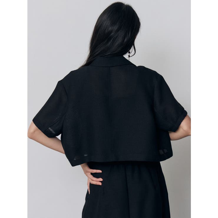 メッシュショートシャツジャケット【セットアップ着用可】 | MURUA | 詳細画像16 