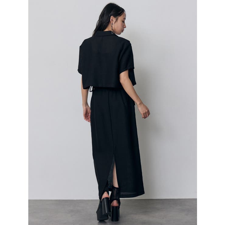 メッシュショートシャツジャケット【セットアップ着用可】 | MURUA | 詳細画像20 