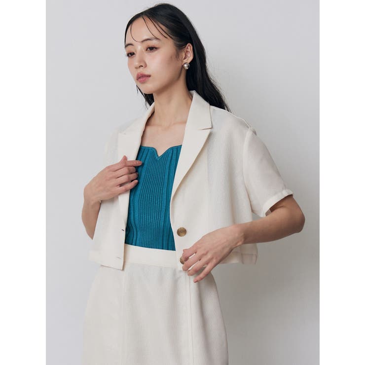 メッシュショートシャツジャケット【セットアップ着用可】 | MURUA | 詳細画像21 