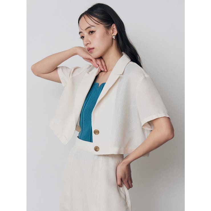 メッシュショートシャツジャケット【セットアップ着用可】 | MURUA | 詳細画像22 