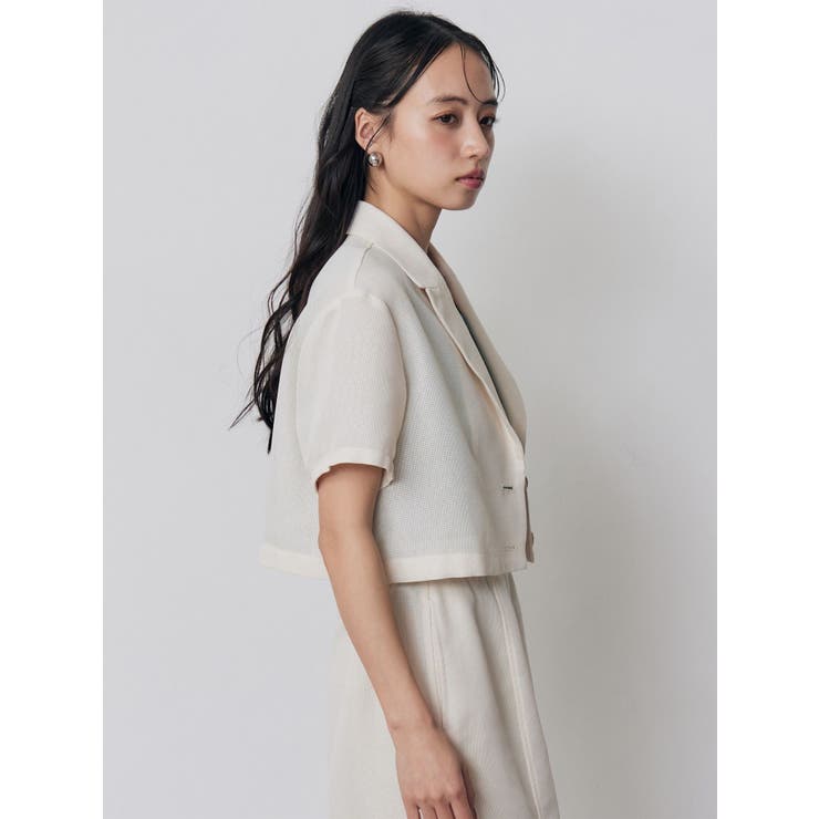 メッシュショートシャツジャケット【セットアップ着用可】 | MURUA | 詳細画像24 