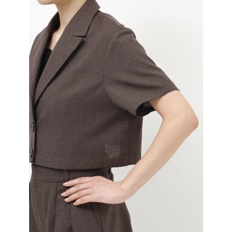 メッシュショートシャツジャケット【セットアップ着用可】 | MURUA | 詳細画像37 