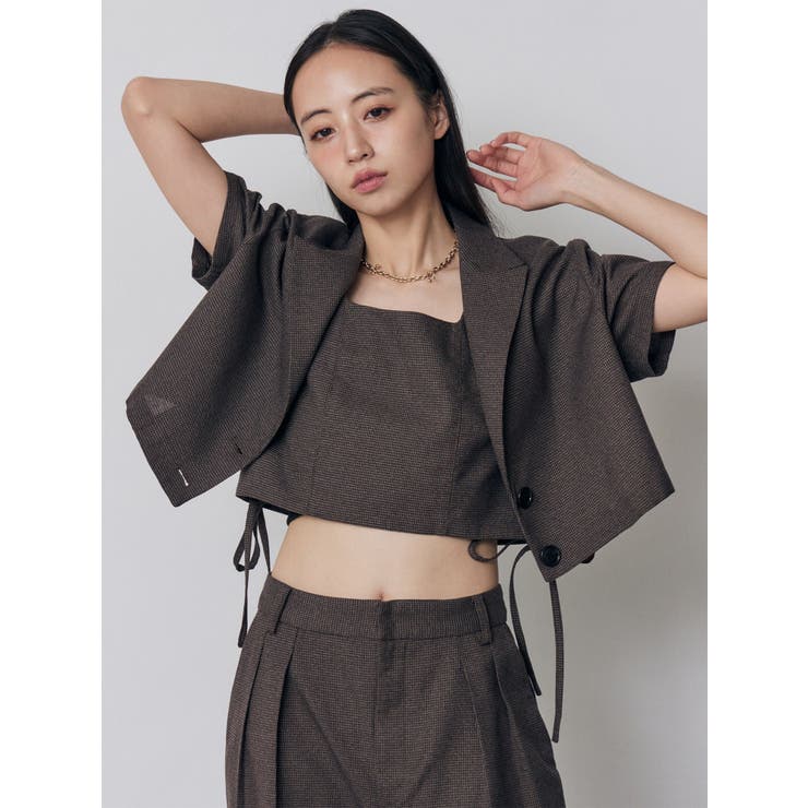 メッシュショートシャツジャケット【セットアップ着用可】 | MURUA | 詳細画像4 