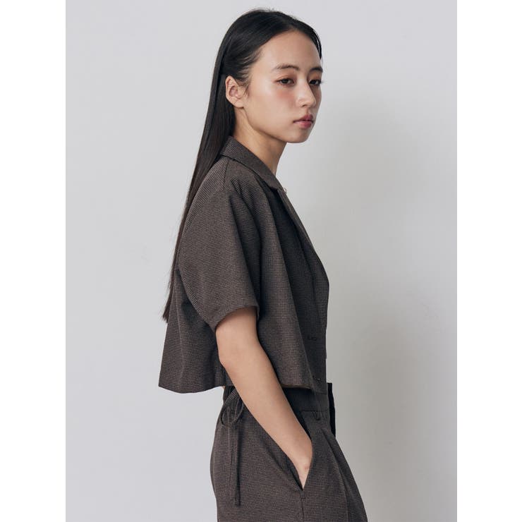 メッシュショートシャツジャケット【セットアップ着用可】 | MURUA | 詳細画像6 