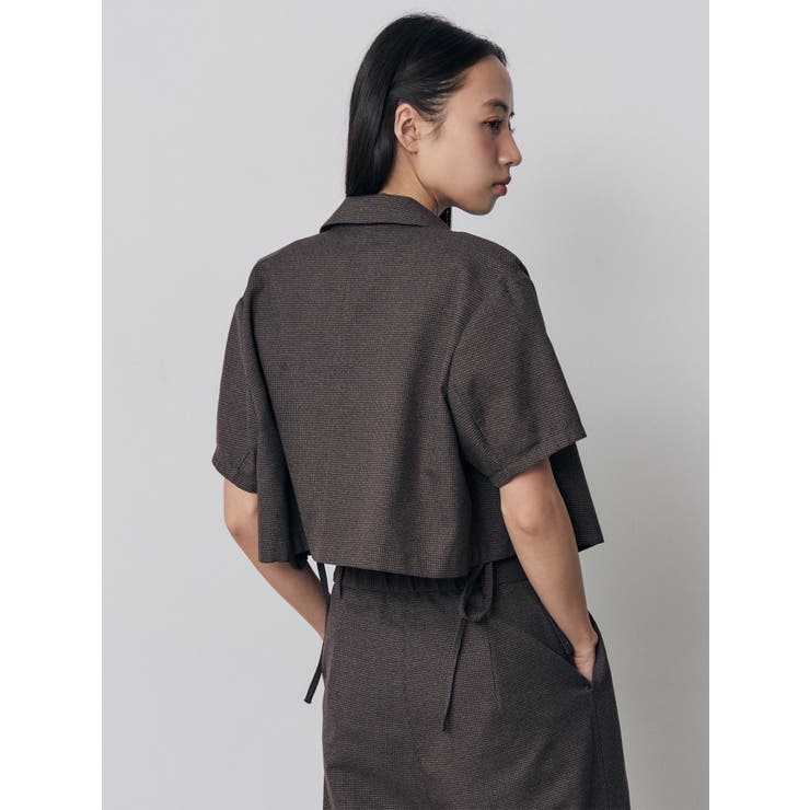 メッシュショートシャツジャケット【セットアップ着用可】 | MURUA | 詳細画像7 