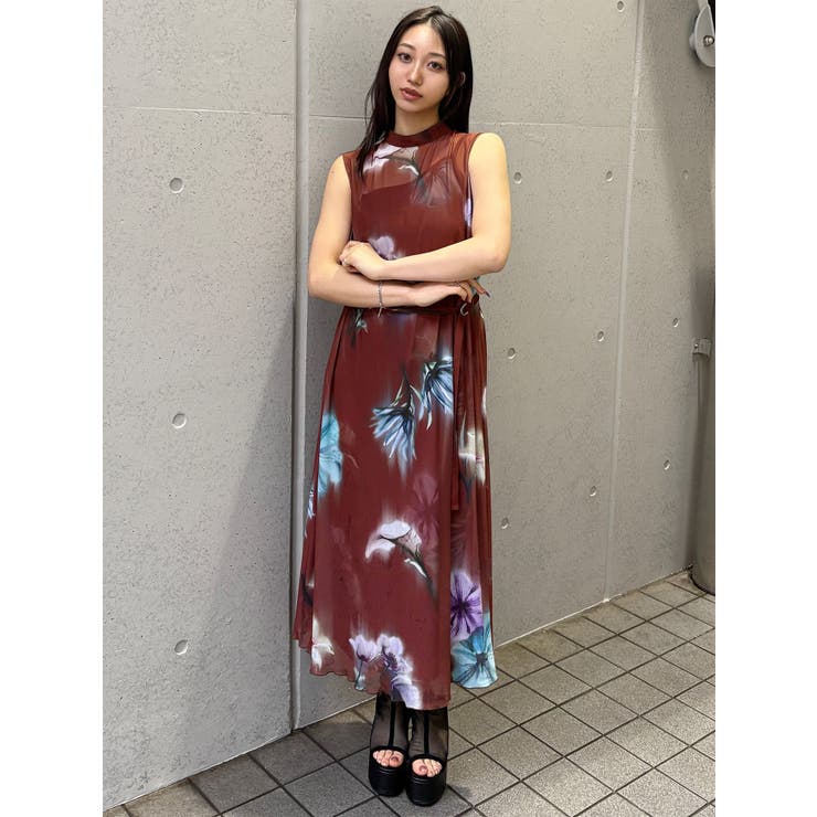 ブラーフラワーワンピース | MURUA | 詳細画像50 