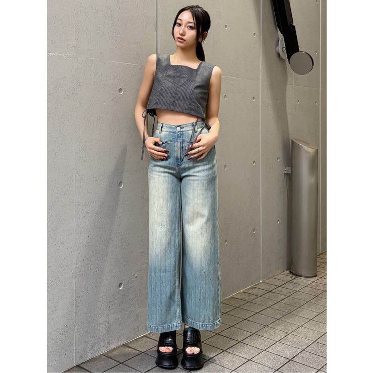 スクエアネックメッシュタンク【セットアップ着用可】 | MURUA | 詳細画像50 