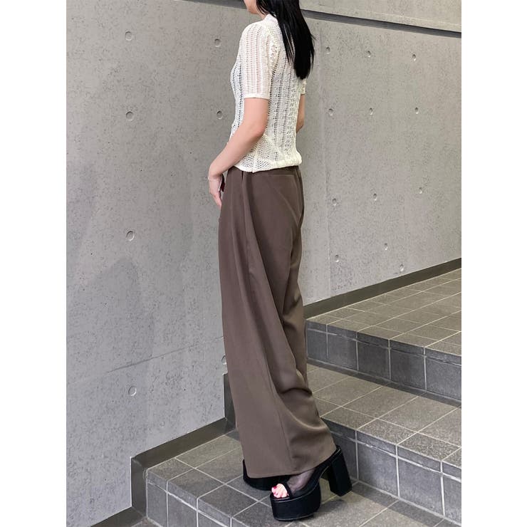 ダブルタックワイドパンツ | MURUA | 詳細画像15 