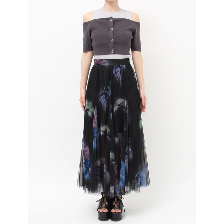 ブラーフラワーフレアスカート | MURUA | 詳細画像26 