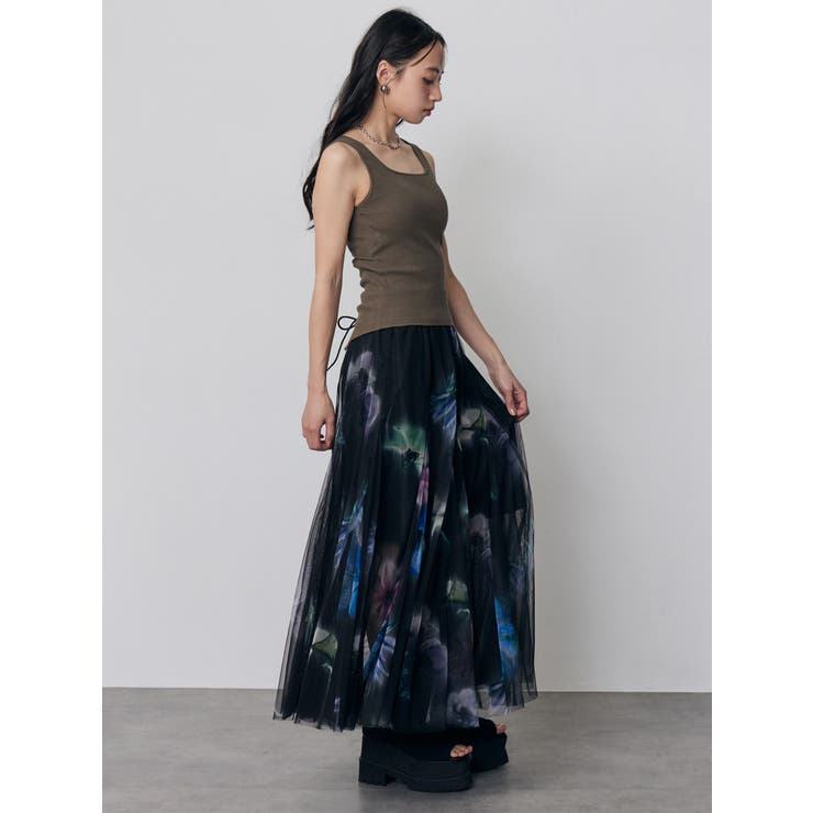 ブラーフラワーフレアスカート | MURUA | 詳細画像6 