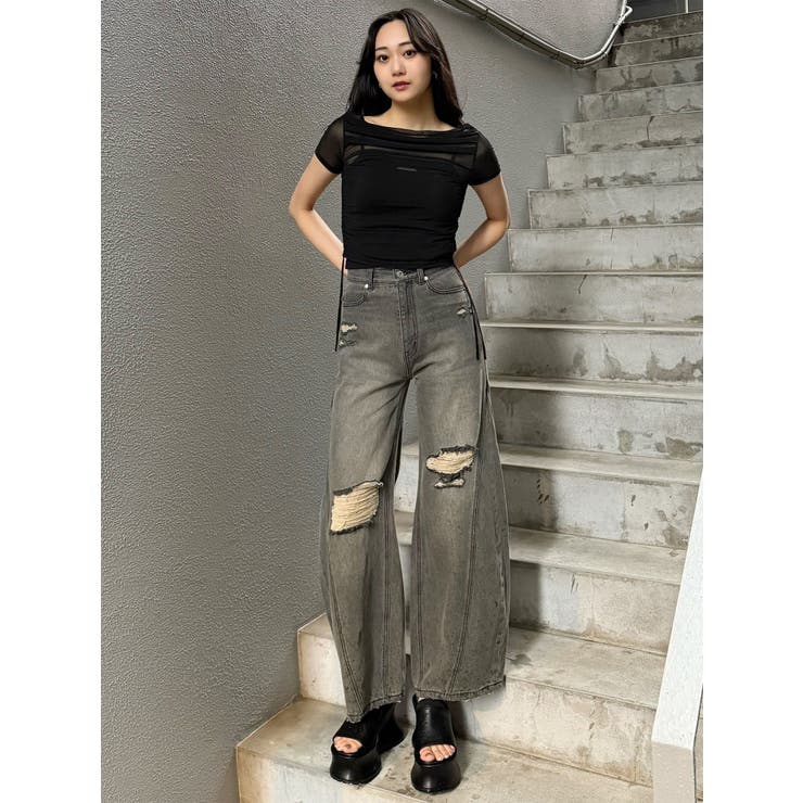 クロコレイヤードサンダル | MURUA | 詳細画像16 