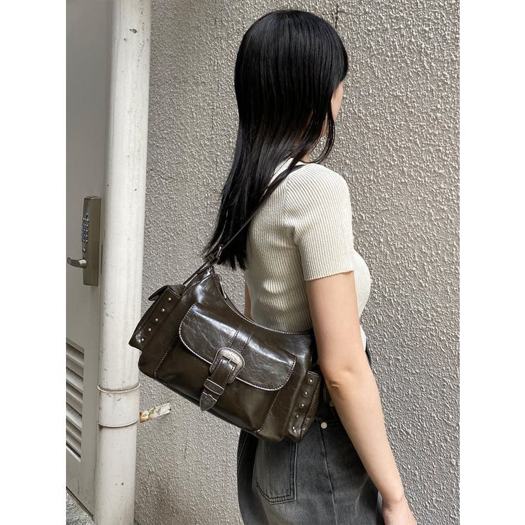 バックルベルトスタッズバッグ | MURUA | 詳細画像5 