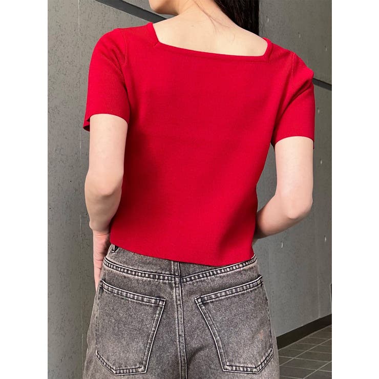 デコルテオープンハーフニット【2WAY】【接触冷感】【近赤外線カット】 | MURUA | 詳細画像24 