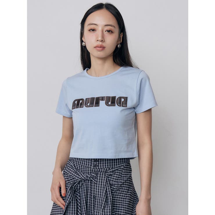パターンロゴパッチTシャツ | MURUA | 詳細画像19 