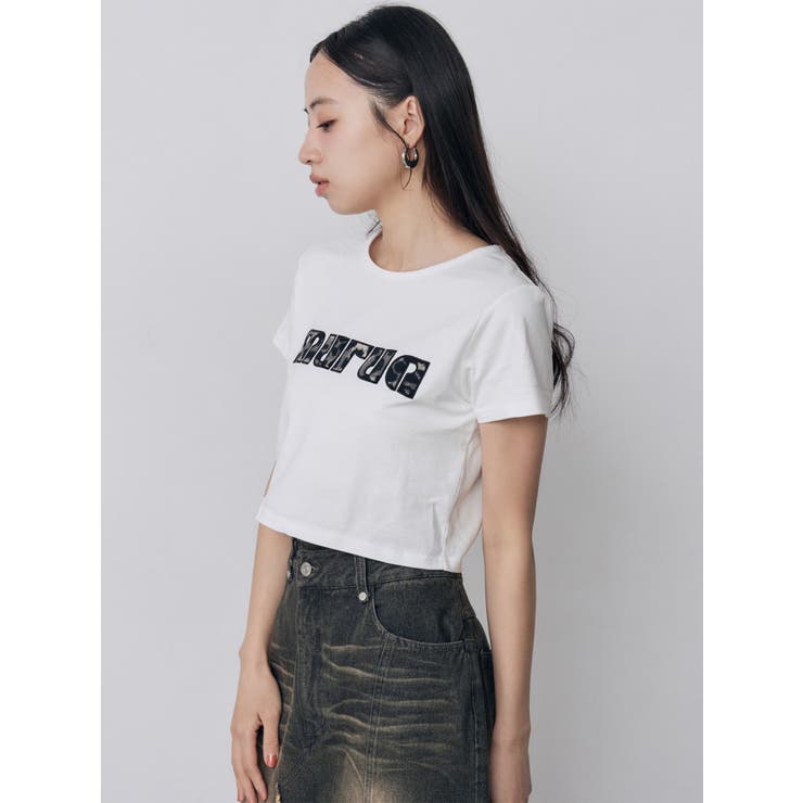 パターンロゴパッチTシャツ | MURUA | 詳細画像27 