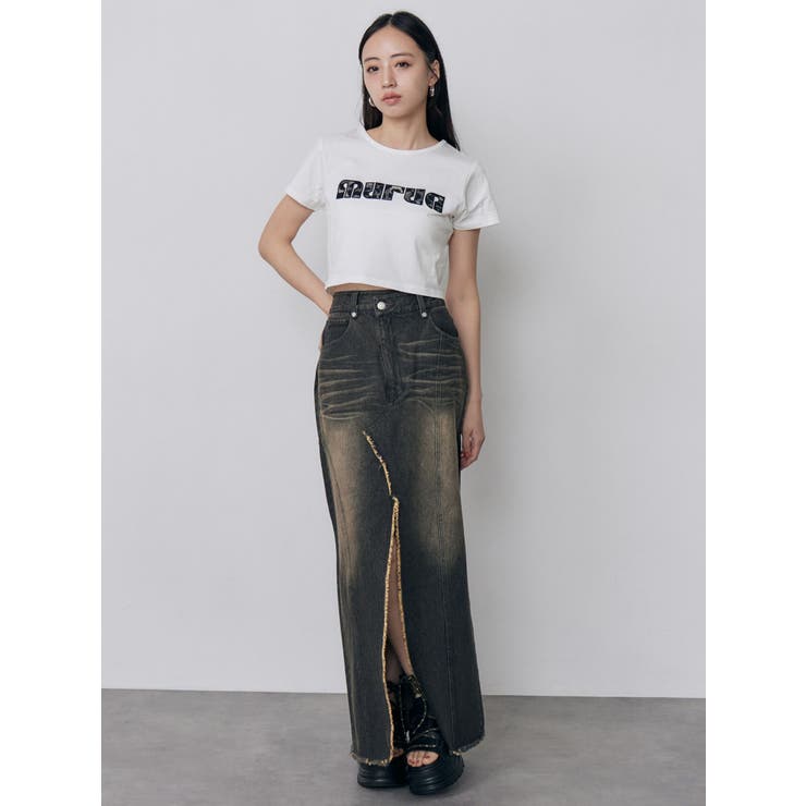 パターンロゴパッチTシャツ | MURUA | 詳細画像29 