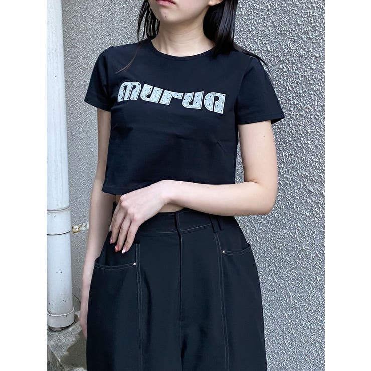 パターンロゴパッチTシャツ | MURUA | 詳細画像33 