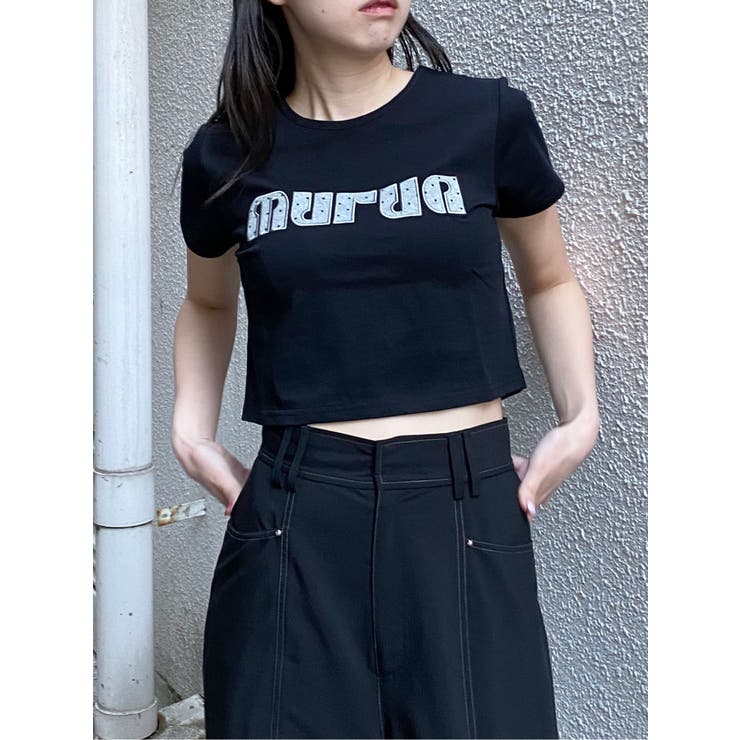 パターンロゴパッチTシャツ | MURUA | 詳細画像35 