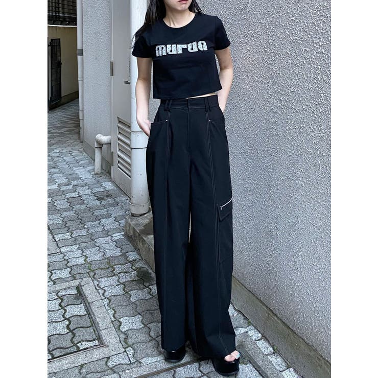 パターンロゴパッチTシャツ | MURUA | 詳細画像38 