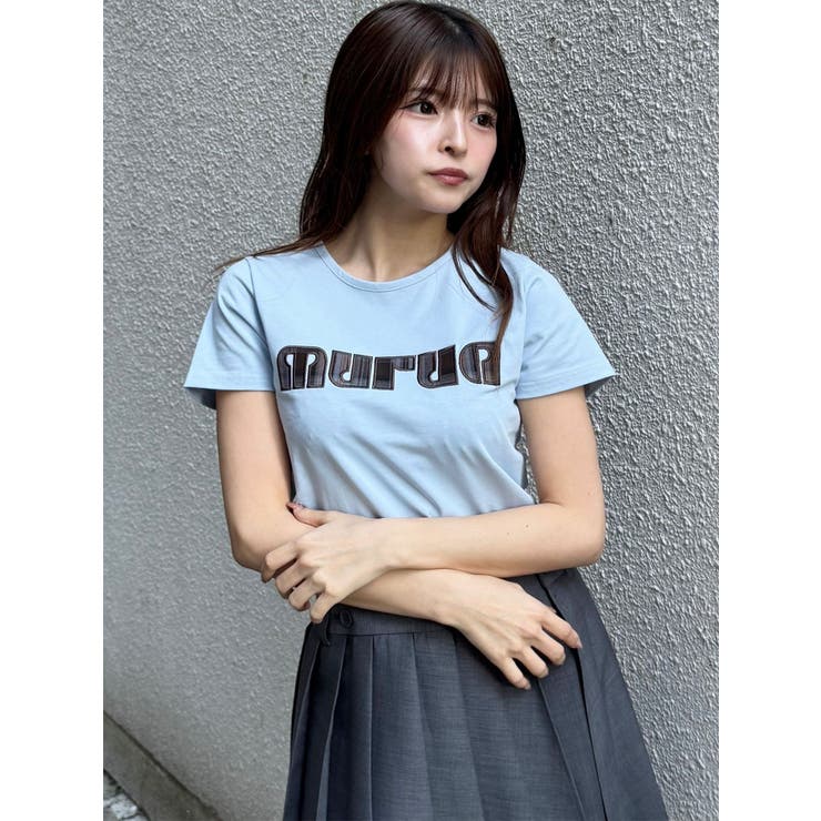 パターンロゴパッチTシャツ | MURUA | 詳細画像39 
