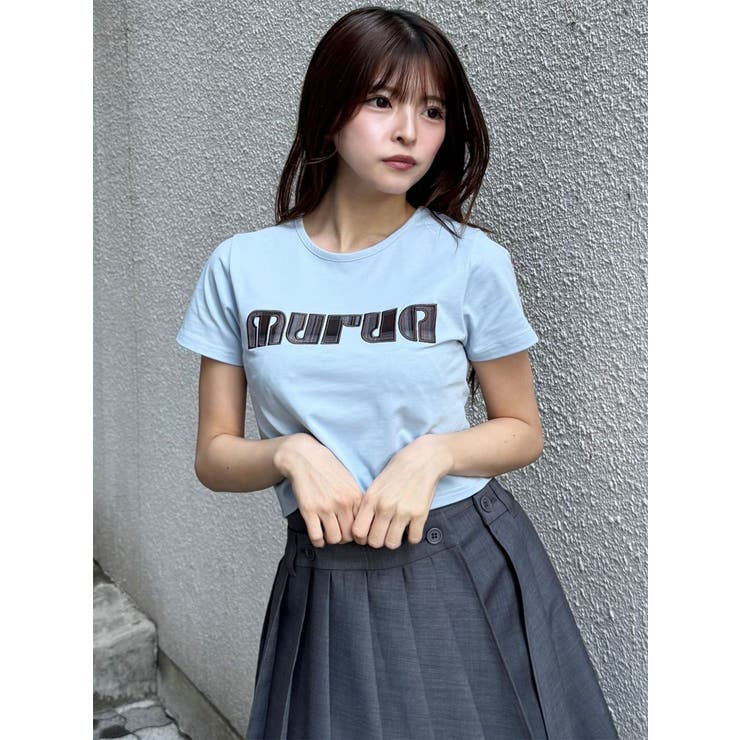 パターンロゴパッチTシャツ | MURUA | 詳細画像40 