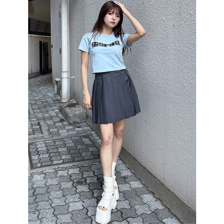 パターンロゴパッチTシャツ | MURUA | 詳細画像43 