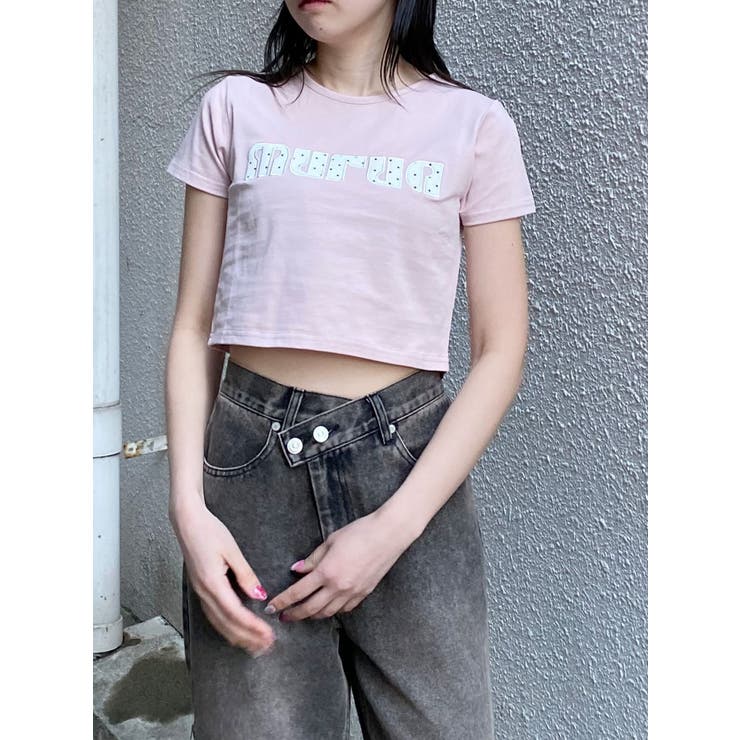 パターンロゴパッチTシャツ | MURUA | 詳細画像45 