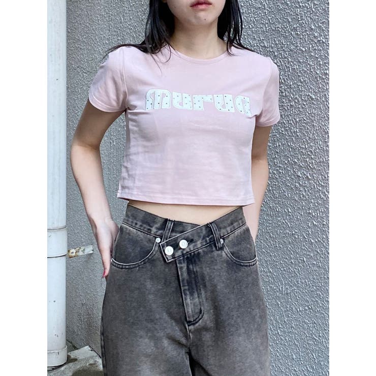 パターンロゴパッチTシャツ | MURUA | 詳細画像46 