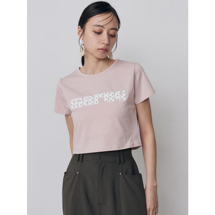 パターンロゴパッチTシャツ | MURUA | 詳細画像9 