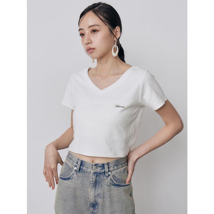 ライティングロゴプレートTシャツ | MURUA | 詳細画像21 